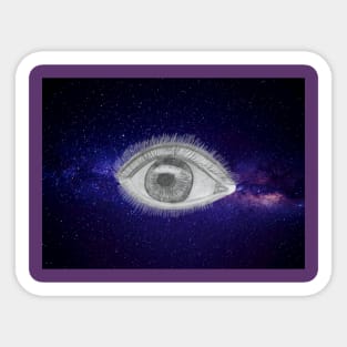 Galaxy Eye Sticker